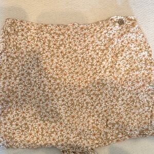 America Eagle Floral Tan Women's Skort